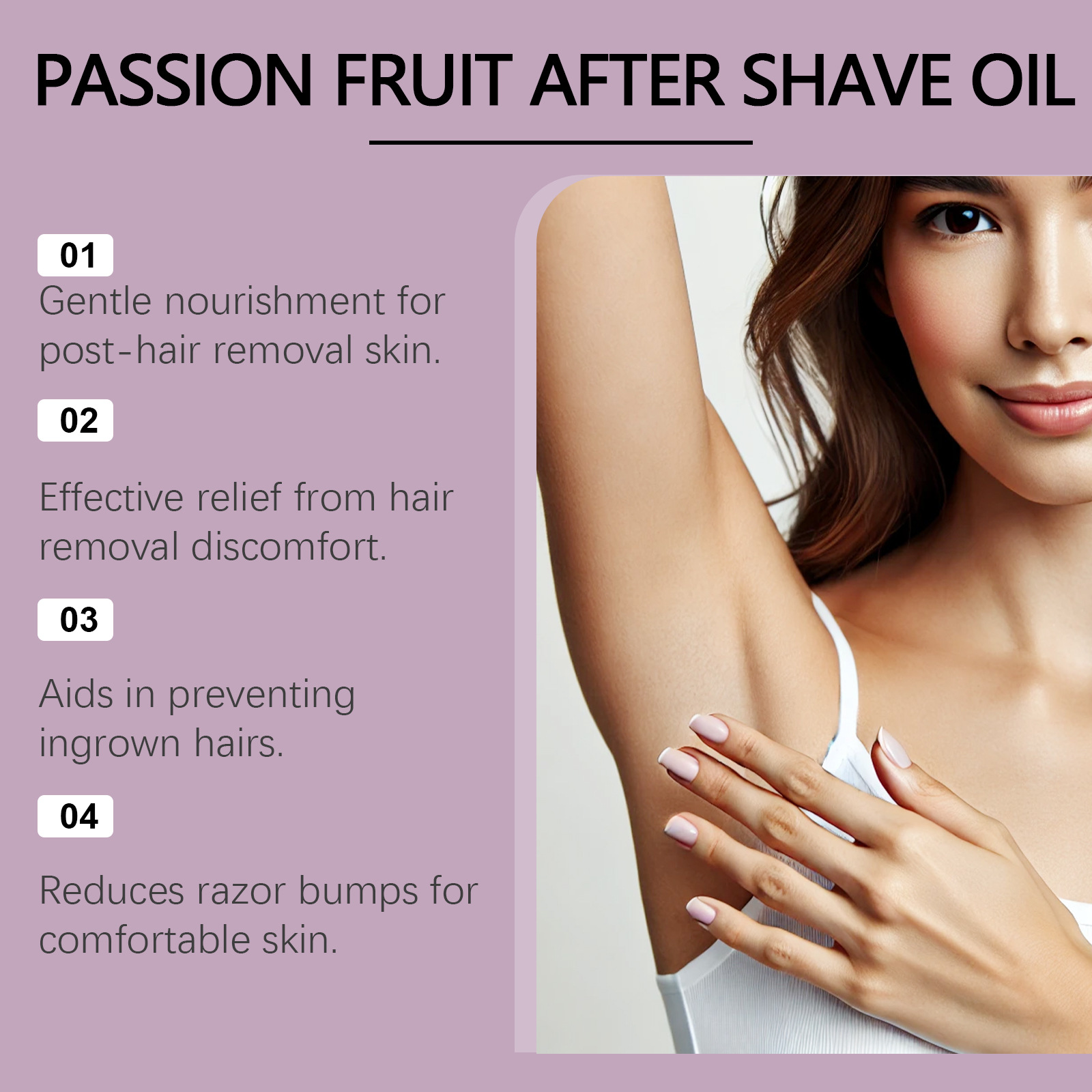 Ingrown Hair Serum - 애프터 쉐이브 오일은 인그로운 헤어를 예방하고,