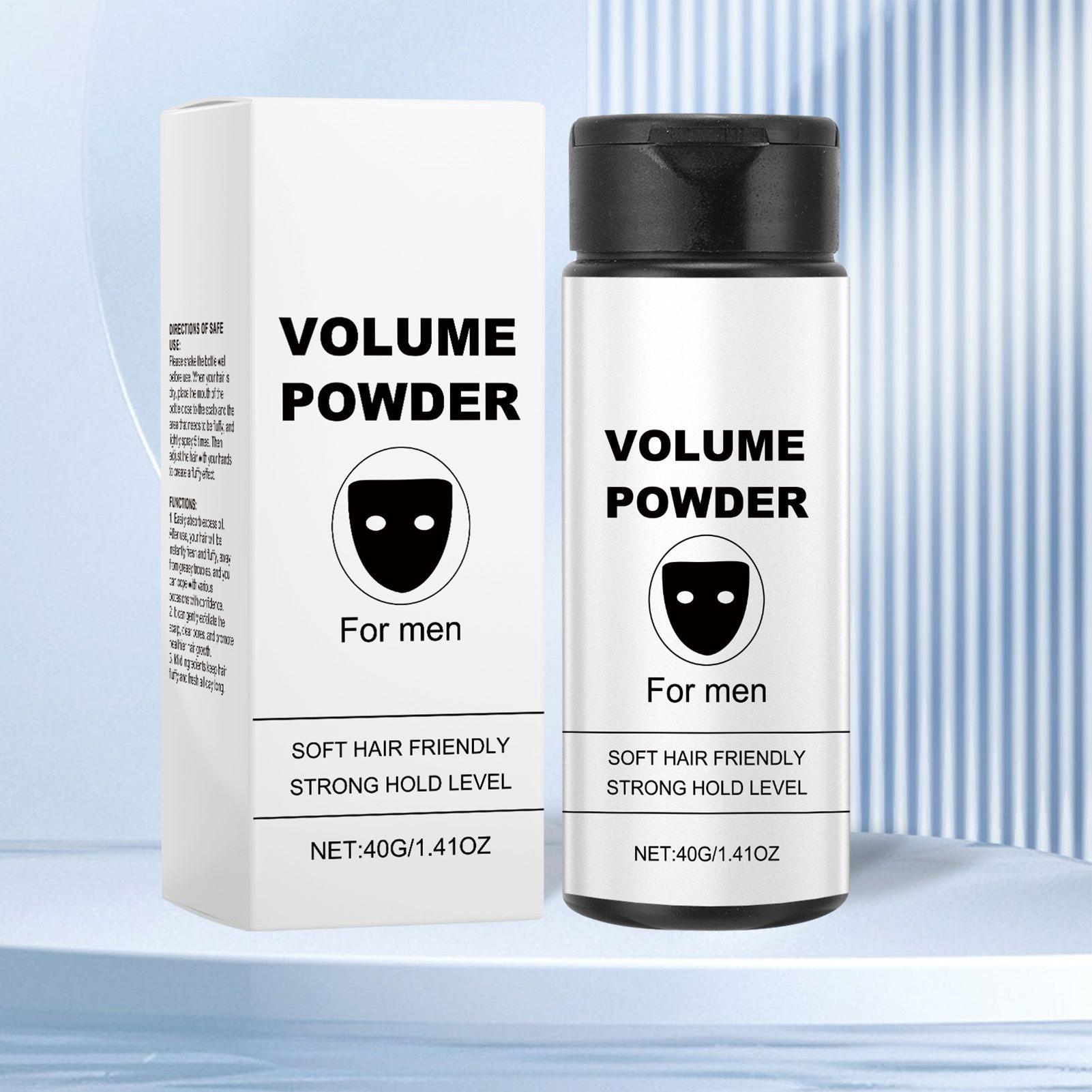 Men'S Grooming Wax - 남성용 헤어 텍스처 파우더 자연스러운 룩을