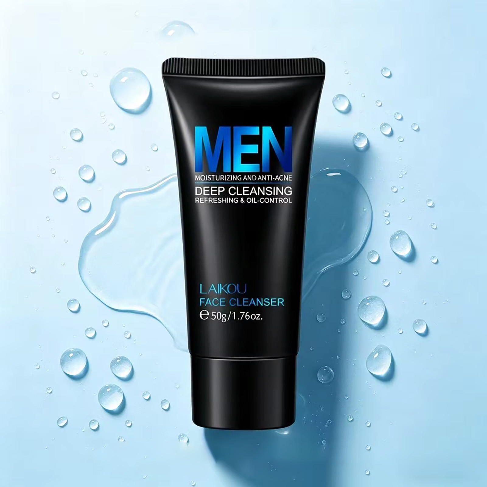 Face Wash Mens - 라이코우 남성용 페이셜 클렌저 50g 유분