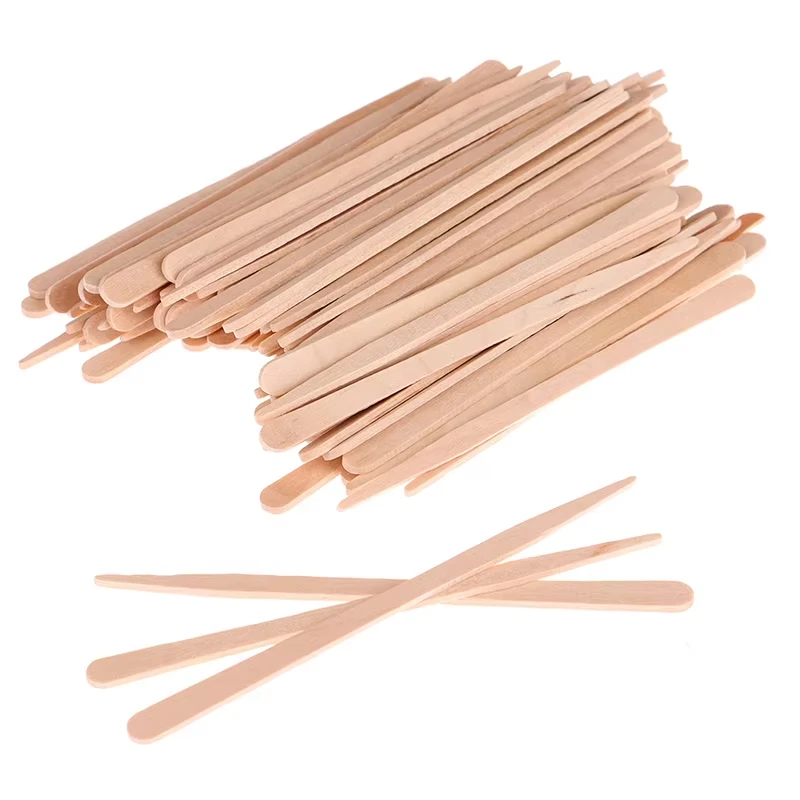 나무 재질의 100개입 제모 스틱, 일회용 제모용 스패 - Hair Wax Stick 리뷰 및 가격