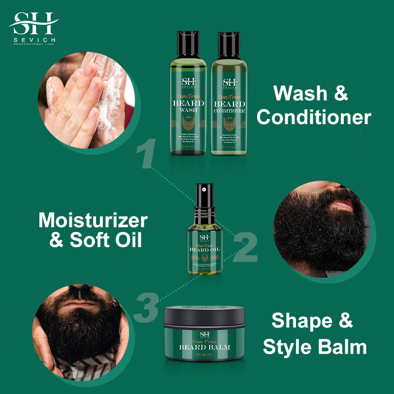 Sevich 티 트리 비어드 케어 시리즈 빠르고 효과적 - Beard Oil Growth 리뷰 및 가격