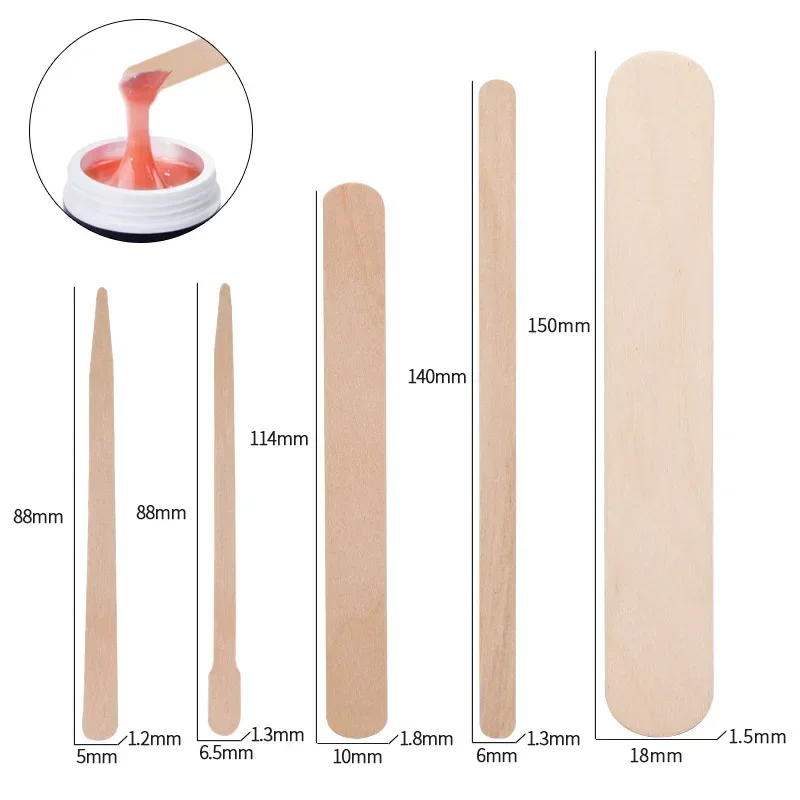 100개들이 뷰티 스패츌라, 털 제거용 왁스, 일회용  - Hair Wax Stick 리뷰 및 가격