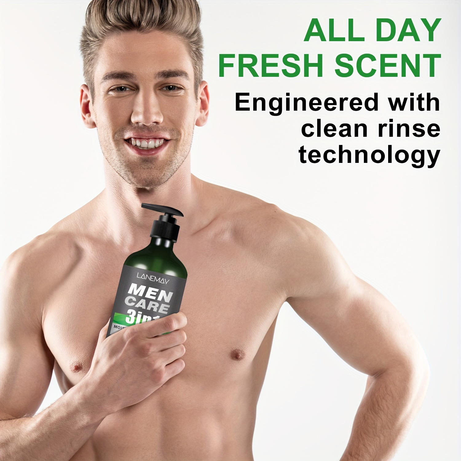 남성용 3-in-1 바디, 헤어, 페이스 워시 - 라이 - Face Wash Mens 리뷰 및 가격