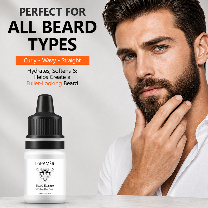 남성용 수염 성장 세럼은 얼굴 모낭에 영양을 공급하고  - Beard Oil Growth 리뷰 및 가격