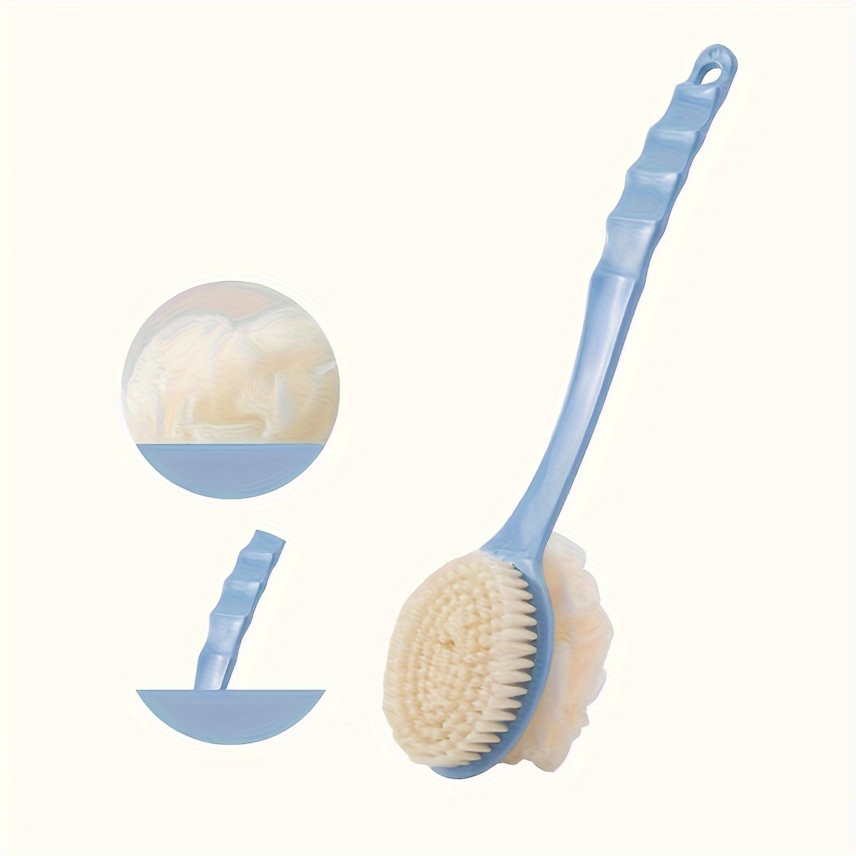 부드러운 수세미 및 강모 목욕 바디 브러시, 구부러진  - Face Wash Mens 리뷰 및 가격