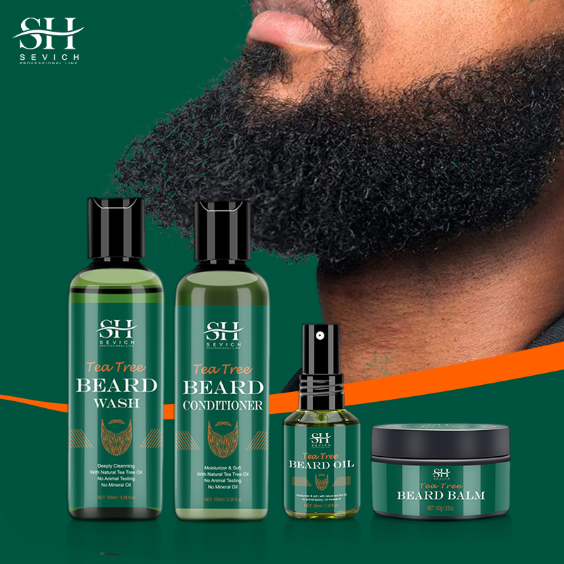 남성용 수염 성장 키트 티 트리 헤어 인핸서 두꺼운 수 - Beard Oil Growth 리뷰 및 가격